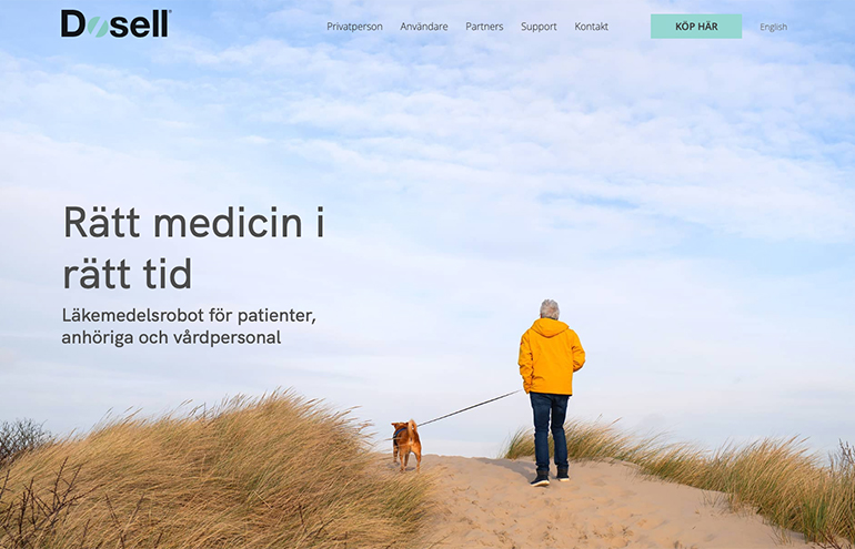 WordPress-webbplats med WooCommerce e-handel byggd av ComlogStudio