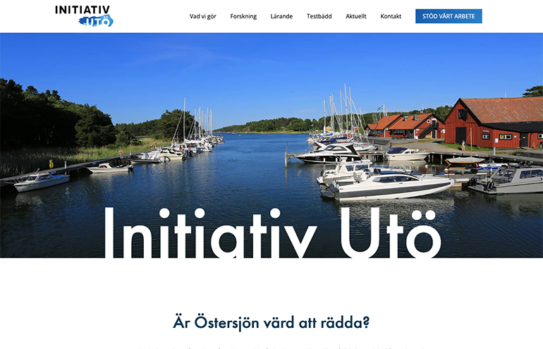 WordPress-webbplats för ideell organisation